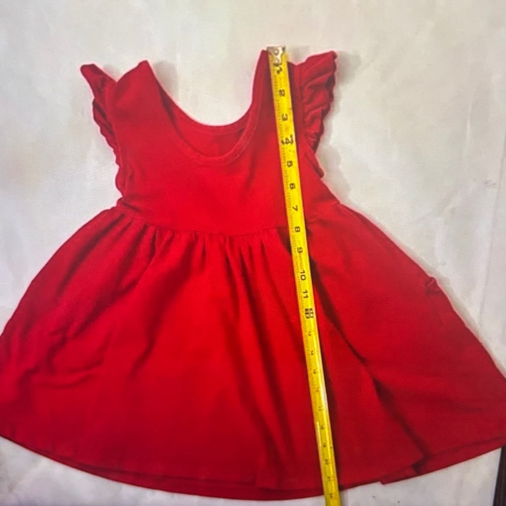 Hannah Andersson Americana Dress Lot 4 Nostalgic Primary Colors Kidcore Floral - Picture 6 of 16